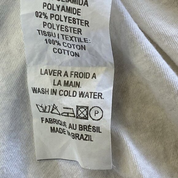 MANOUSH Women Sweater Size M Ivory Cardigan Single Snap Metallic Event Elegant - Picture 13 of 13